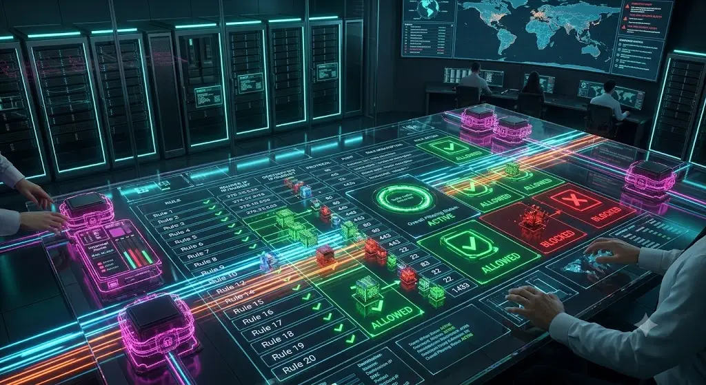 Gestión y auditoría de reglas de firewall para la reducción de la superficie de ataque corporativa.