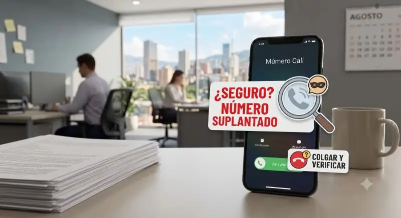 erificación de identidad y llamadas corporativas para mitigar el spoofing telefónico en empresas.
